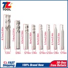 End Mill 4 Flute Milling Cutter 8 Set Hss Straight Shank Drill Bit 1 16 -1 2  