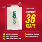 Max-catch Mouse   Insect Glue Traps 36-pack - Indoor Sticky Pest Control
