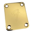 70s Neck Plate Fender Vintage  f  Logo Strat Tele Guitar Bass Screws Parts Bolt