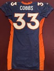 Cedric Cobbs Denver Broncos Authentic Nfl Team Issued Game Jersey  arkansas 