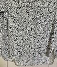 Great Plains Women   s Tunic Shirt Blouse Top Size 8 xs Patterned Long Sleeve Bnwt