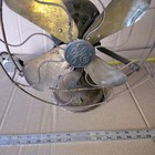 Antique 12    Electric Fan Ge General Electric Ao Base  4 Brass Blades Untested