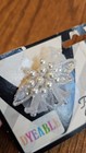 Dyeable White Floral Faux Pearl Clip-on Shoe Clips Vintage Premiere Collection