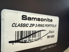 Samsonite Business Classic Zip- 3 Ring Portfolio