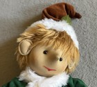 Handmade Elf Pixie Santa s Helper Doll Great Details 14    Tall