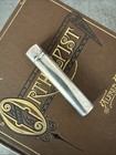Sterling Silver Needle Case  Hinged  Simple Design  Monogram M d d 