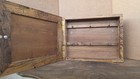 Vtg 70s 80s Solid Wood Wood Duck Key Cabinet Wall Hang Rustic Cabin Decor Hanger