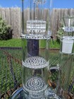14  Inch Glass Water Pipe Bong 4 Percolators - 2 Honeycomb Percs   2 Matrix Perc
