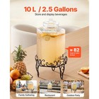 Drink Dispenser 2 5 Gal Beverage Dispenser For Parties Glass With Stand
