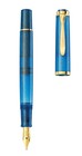 Pelikan Classic M200 Fountain Pen In Golden Lapis - Medium -  M Nib  New 