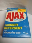 Nos Vtg 60s Ajax Laundry Detergent Sample Retro Full Sealed Box Advertising Prop