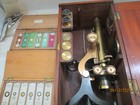 Vintage Loftus Binocular Microscope With Case