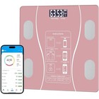 Smart Body Fat Scale Digital Bathroom Weight Scale Body Composition - Pink New