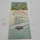 1955 Standard Oil Georgia alabama Vintage Road Map   Nice Cover Art   