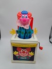 Vintage 1987 Mattel Jack In The Box Clown Musical Toy Works