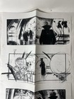 Vintage Sci-fi Movie Storyboard Concept Art Print Alien Lab Scene Production