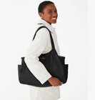 Kate Spade Chelsea Large Baby Diaper Bag Tote In Black With Changing Pad