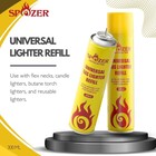 Spozer Refined Butane Lighter Gas Fuel Refill 300ml 10 14 Oz Canisters 4 Cans