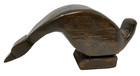Vintage Hand Carved Wood Duck Goose Swan Figurine Primitive Rustic Folk Art