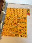 Vintage Bakelite  Catalin  Mah Jong Jongg Set 162 Butterscotch Tiles 4 Racks