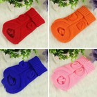Cozy Knit Dog Sweater Winter Warm Clothes For Small Medium Pets Puppy 