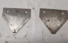 Lot Of 2 Herschel Sickle Mower Knife Sections 3  Wide X  2-5 8  Tall