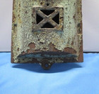 Antique Vintage Standard Cast Iron Wall Mount Mailbox   H2