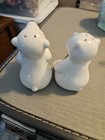 Coca Cola Salt And Pepper Shakers Polar Bears With Ball And Bottle