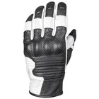 Bully Leather 2 0 Motorcycle Gloves Large White black