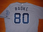 Travis Radke San Diego Padres Game Issued Un Worn Used 2018 Jersey Size 52