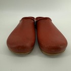 Vintage Sloggers Red Rubber Garden Clogs Slip On Shoes Usa Made Women s Size 9