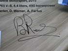 Signed 2015 Bmw Usa Classic Poster 1975 3 0 Csl 2015 Z4 Gtlm Brian Redman