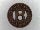 Antique Boise Street Car Company Token    good For One Fare    Idaho Transit Vf xf