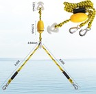 Heavy Duty Boat Tow Harness For Tubing Self Centering Rope For Boat Water Sport