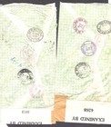 Peru   2  Long  Registered   Censor   Covers   To  Pan  American  Air   Ny