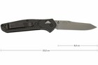 Benchmade Osborne Knife S90v Reverse Tanto Carbon Fiber 940-1 New