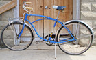 Schwinn Corvette 1960s 3 Speed Cruiser Bicycle 26  In Blue Nice