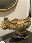 Large Antique Majolica Centerpiece 