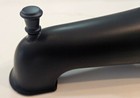 Moen Bathroom Shower Tub Brecklyn Faucet Diverter Bath Tub Spout Matte Black