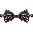 2pcs Floral Bowtie Mens Adjustable Formal Wedding Party Necktie Bow Tie Tuxedo