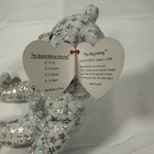 Ty Beanie Babies The Beginning Bear 2000 Silver Vtg Plush Toy With Tags