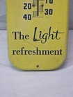 Vintage Metal Pepsi-cola The Light Refreshment Advertising Thermometer  1950s  