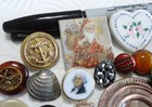 Lot Of 36 Antique   Vintage Buttons 1 2  To 1 3 4 