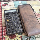 Hewlett Packard Hp 41cv Vintage Calculator Works W  Time Module   Case   Battery