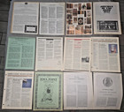 Vintage Bibliophile Ephemera Lot Of 24 Rare Book Catalogs Newsletters 1980s-90s