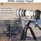 Innorel Rt90c Carbon Fiber Tripod Professional 40mm Tube Tripod Stand Camera