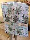 Bohemian Handmade Animal Printed Cotton Kantha Throw  Vintage Quilt Bedspread