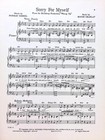 Sorry For Myself Sheet Music Whoop Up 1958 Musical Flop Moose Charlap Gimbel