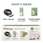Purina Tidy Cats Breeze Litter Box System Starter Kit  Includes Litter Box