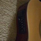 R w  Jameson Acoustic-electric Dreadnought Guitar Natural Cutaway Onboard Preamp